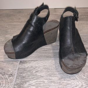 OTBT black wedges